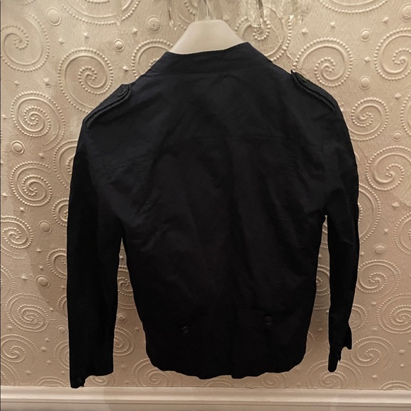 Men's Navy Military Field Jacket - Picture 4 of 8